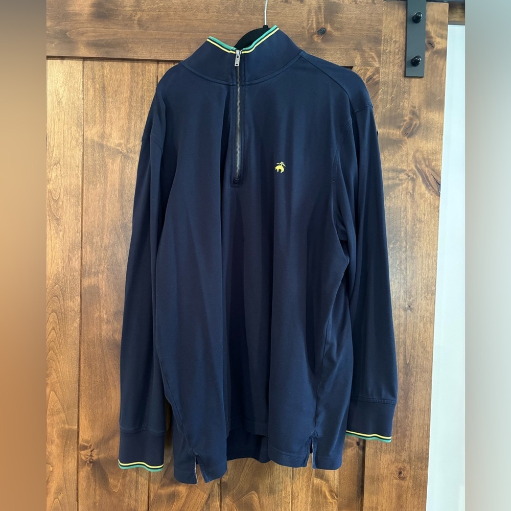 Brooks brothers quarter zip shirt